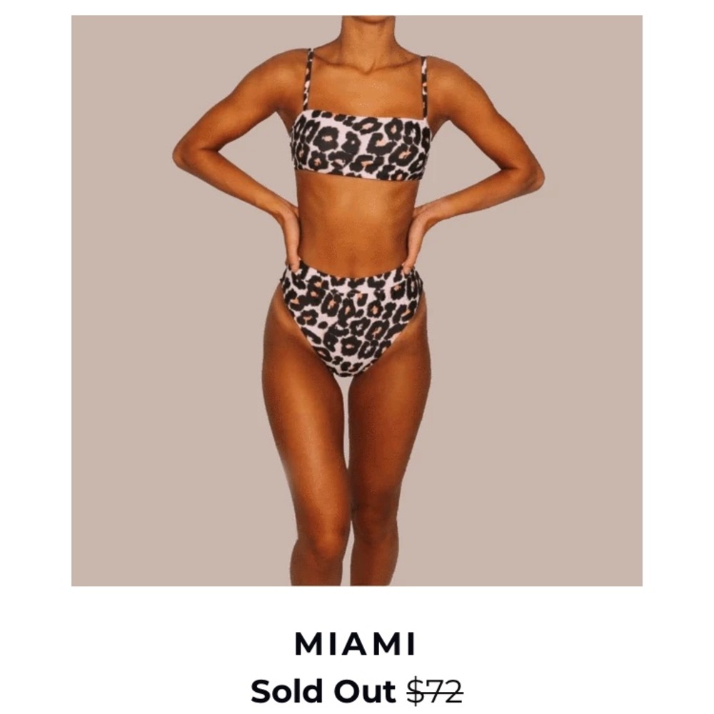 **BRAND NEW cheeta bikini